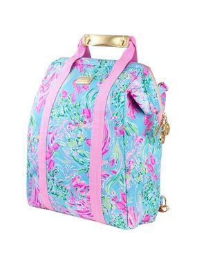 Lilly Pulitzer | Backpack Beach Cooler Pool Best Fishies Shoulder Strap Pink